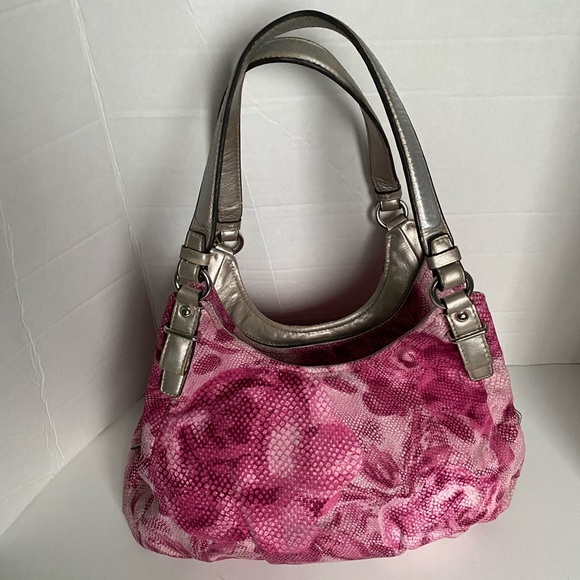 Coach Maggie Madison Floral Shoulder Bag Hobo Limited Edition 19642 - Picture 2 of 14